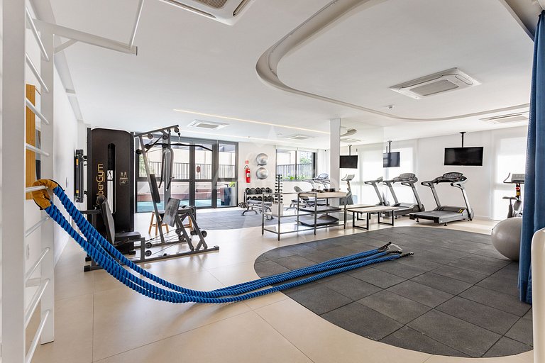 Studio na Liberdade com piscina, A/C e cowoking