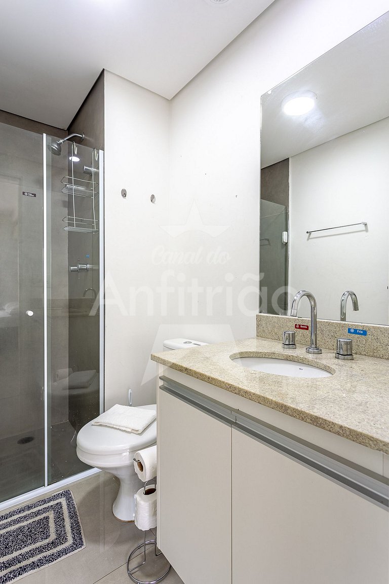 Studio Aurora com A/C próx ao metrô