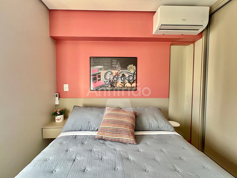 Apê 4º andar com ar a 500 m do Allianz Parque