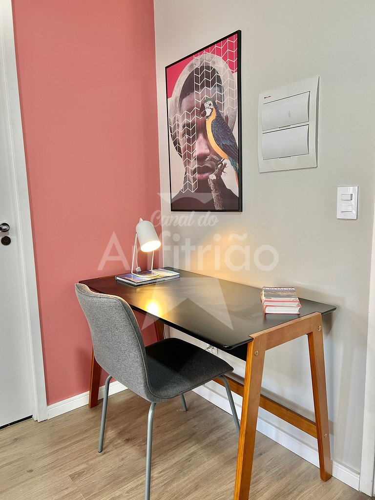 Apê 4º andar com ar a 500 m do Allianz Parque