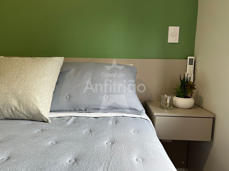 Apê verdin 4º andar com A/C ao lado do Allianz