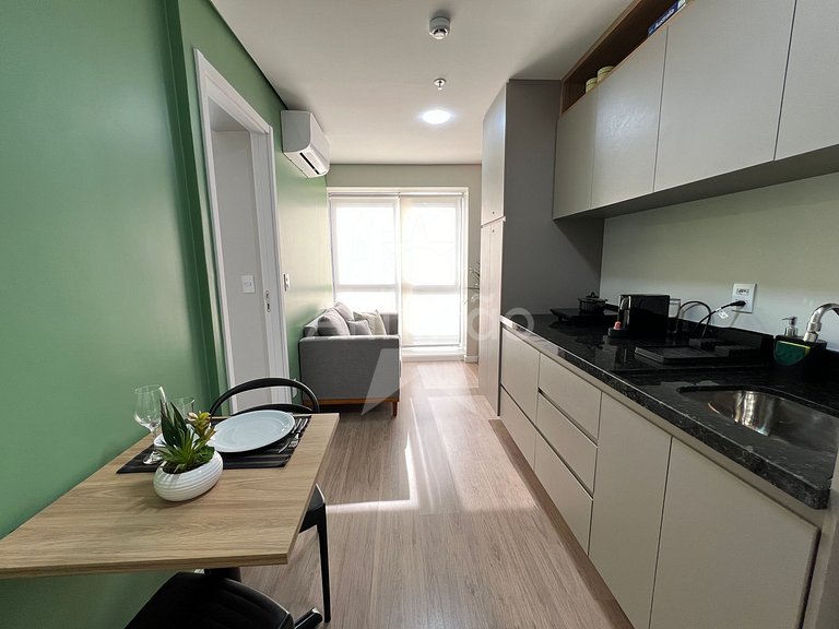 Apê Verdão no 4º andar com ar Allianz Parque