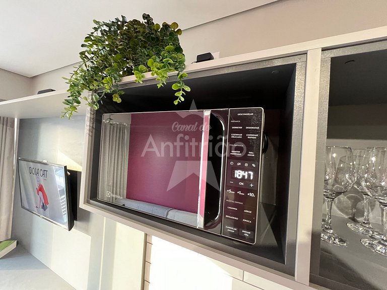 Apê Pink 6º andar com A/C Allianz em 6x sem juros