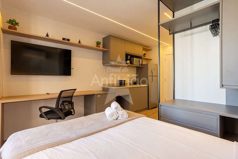 15º andar 300 metros do Allianz Parque com A/C