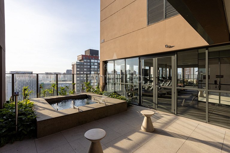 15º andar 300 metros do Allianz Parque com A/C