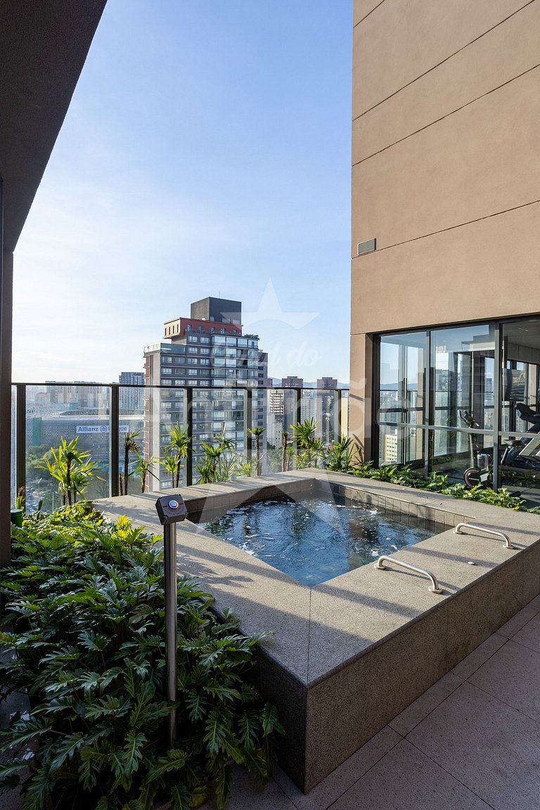 15º andar 300 metros do Allianz Parque com A/C