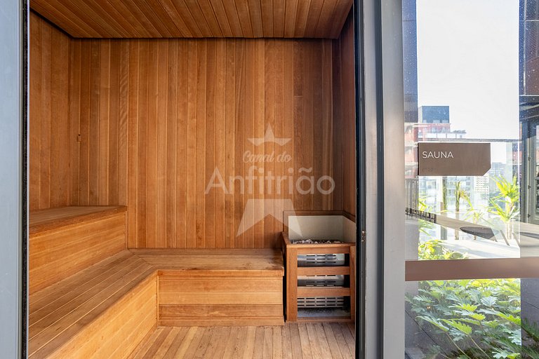 Studio 15º andar Allianz Parque com A/C + Piscina