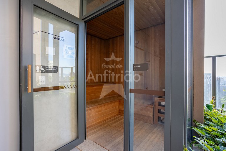 15º andar 300 metros do Allianz Parque com A/C