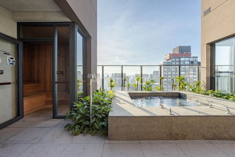 15º andar 300 metros do Allianz Parque com A/C