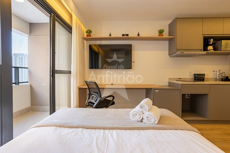 15º andar 300 metros do Allianz Parque com A/C