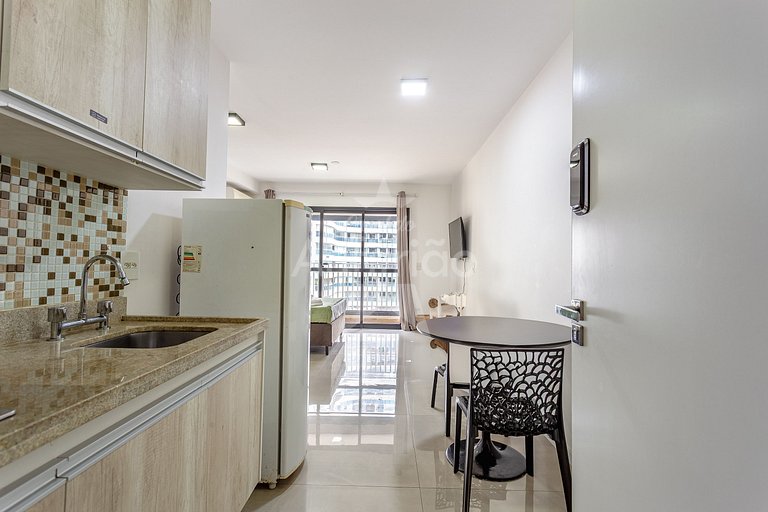 Studio Aurora com A/C próx ao metrô