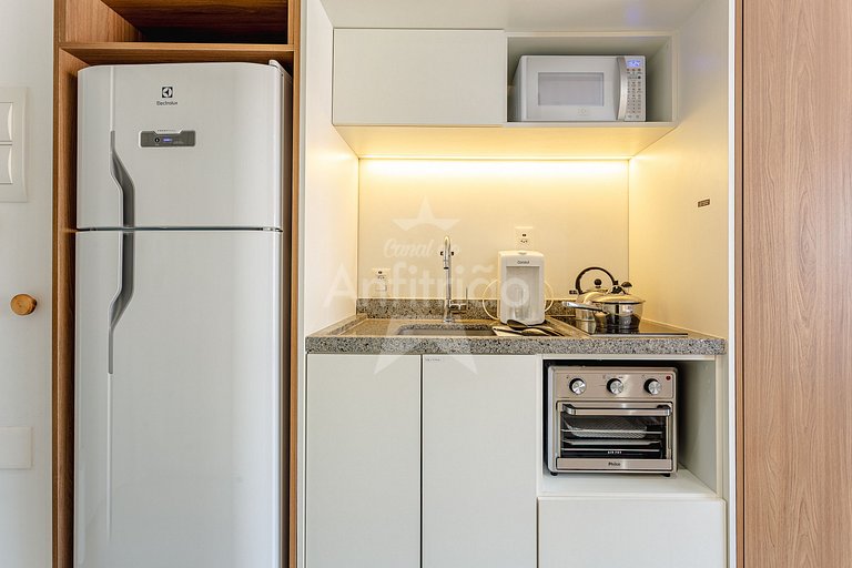 Studio Madá | 5 min metrô + piscina e A/C