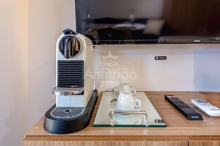 Studio Madá | 5 min metrô + piscina e A/C | em 6x