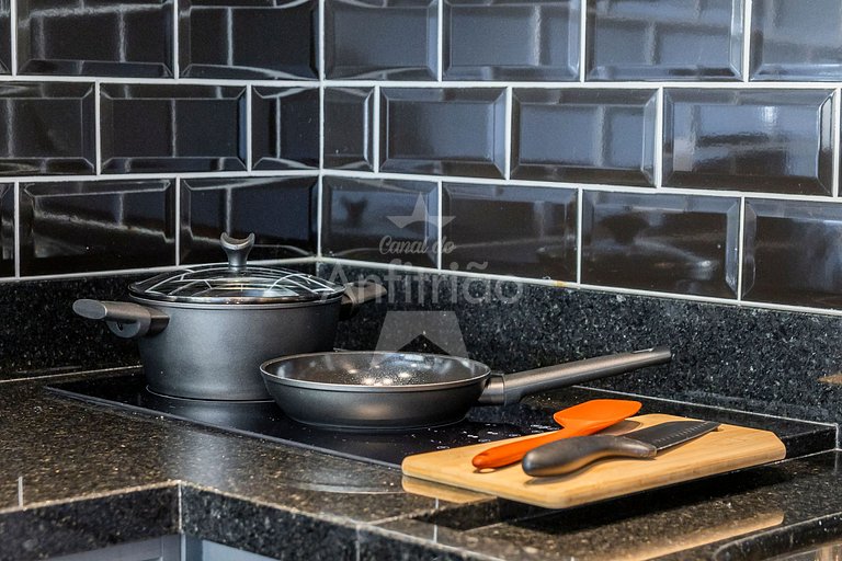 Flat king size consulado americano, garagem + A/C