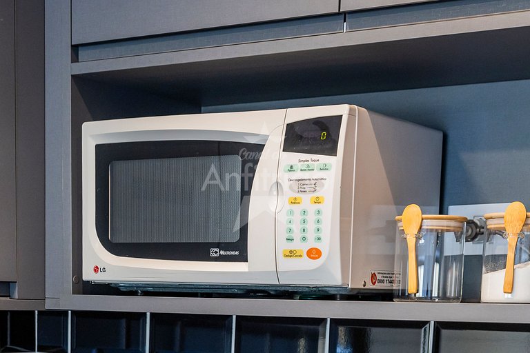 Flat king size, consulado, garagem + A/C | em 6x