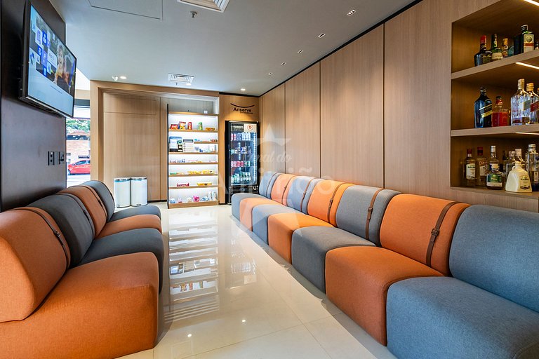 Flat king size consulado americano, garagem + A/C