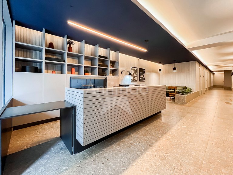 Apê no Brooklin com A/C, mega bem localizado