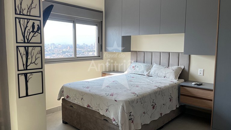 Vista do 25º andar com A/C a 100m do metrô!