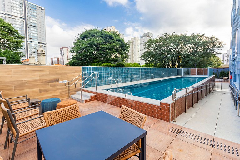 Apê business Lapa com A/C próx. Allianz