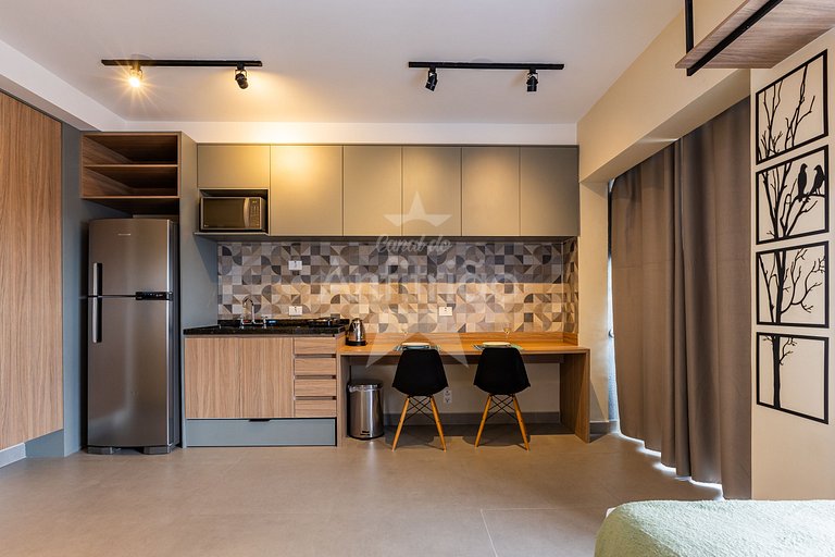 Vista do 25º andar com A/C a 100m do metrô!