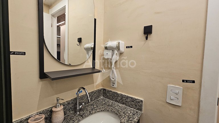 Apê Uau! a 150 m do Metrô com piscina e academia