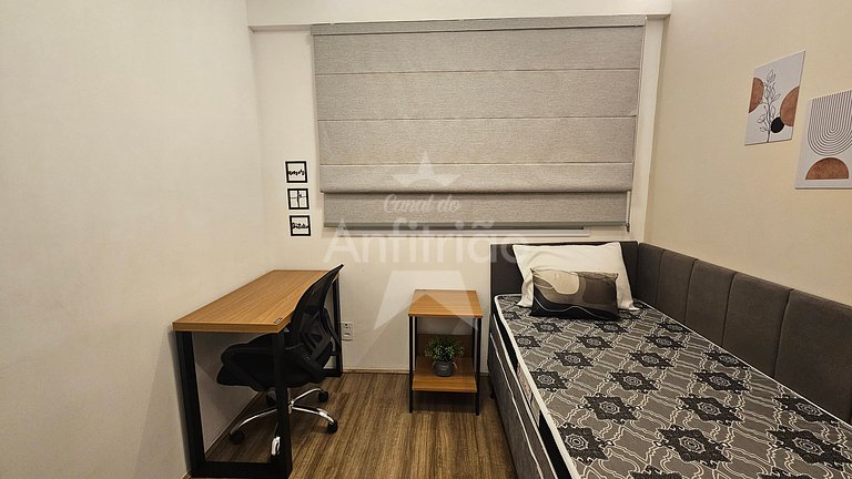 Apê Uau! a 150 m do Metrô com piscina e academia