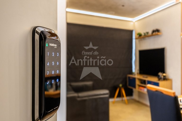 Apê Uau! a 150 m do Metrô com piscina e academia