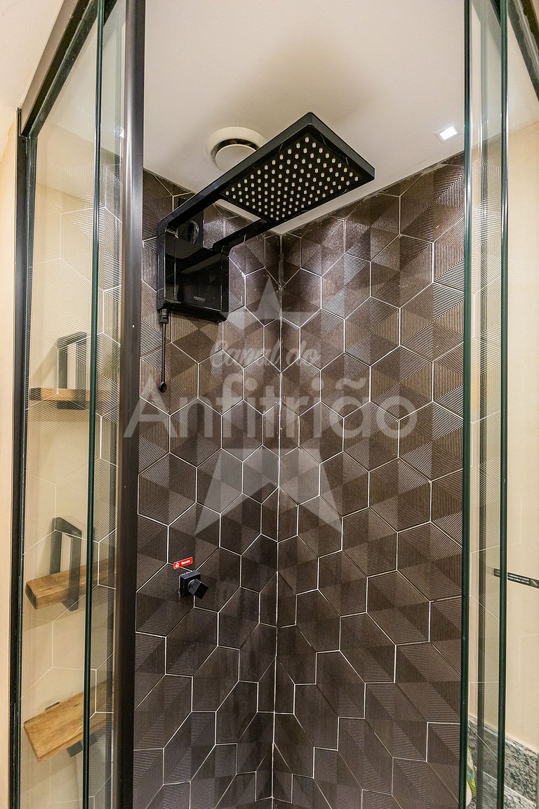 Apê Uau! a 150 m do Metrô com piscina e academia