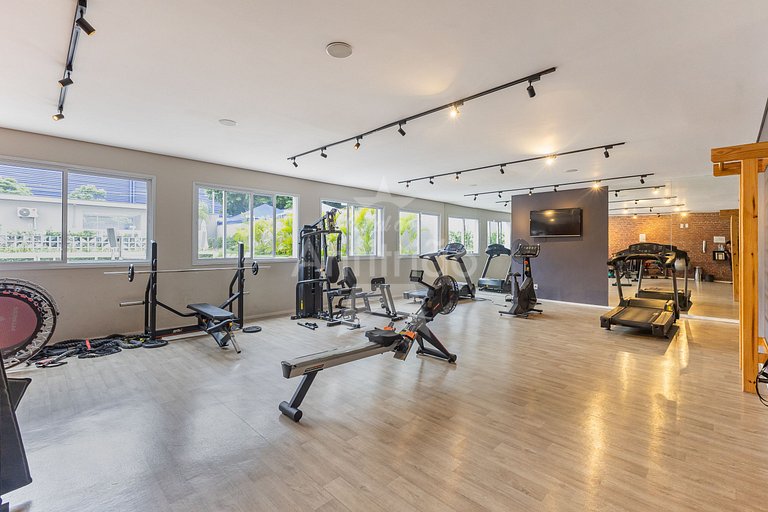 Apê Uau! a 150 m do Metrô com piscina e academia