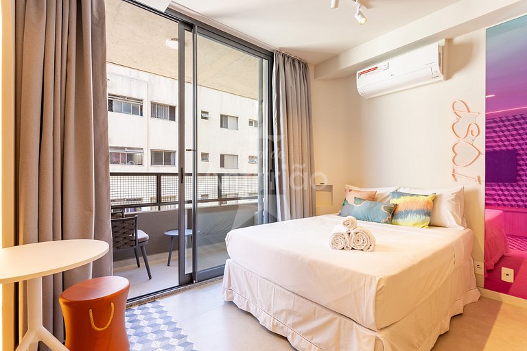 Arraso de apê na Frei Caneca com ar condicionado