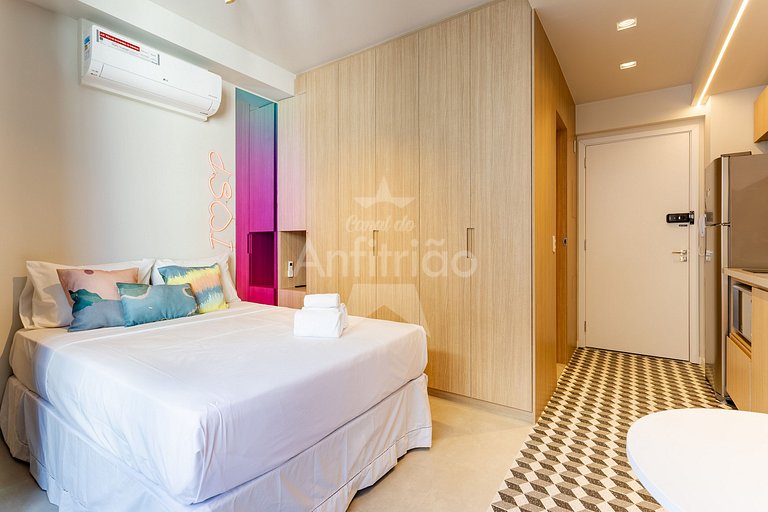 Arraso de apê na Frei Caneca com ar condicionado