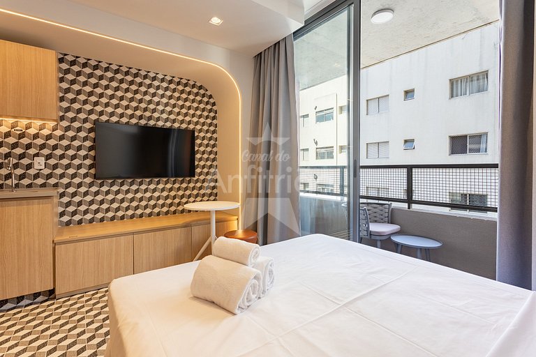 Arraso de apê na Frei Caneca com ar condicionado