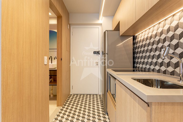 Arraso de apê na Frei Caneca com ar condicionado