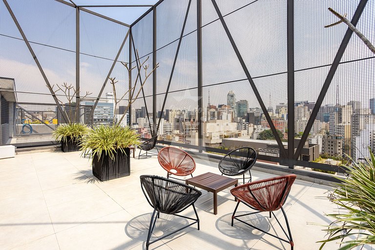 Arraso de apê na Frei Caneca com ar condicionado