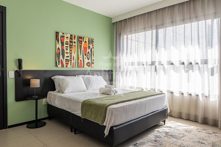 Apê tudo a pé 13º andar com ar condicionado