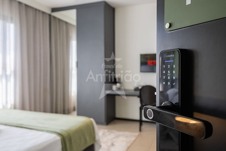 Apê tudo a pé 13º andar com ar condicionado