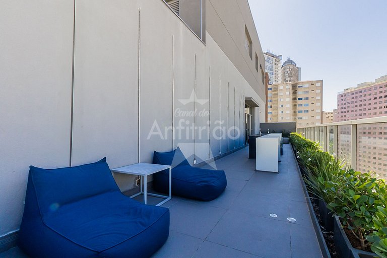 Apê tudo a pé 13º andar com ar condicionado