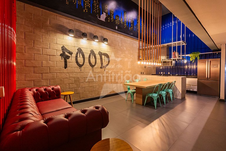 Apê tudo a pé 13º andar com ar condicionado