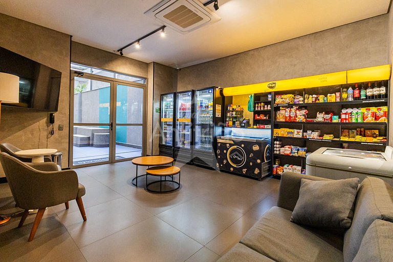 Apê tudo a pé 13º andar com ar condicionado