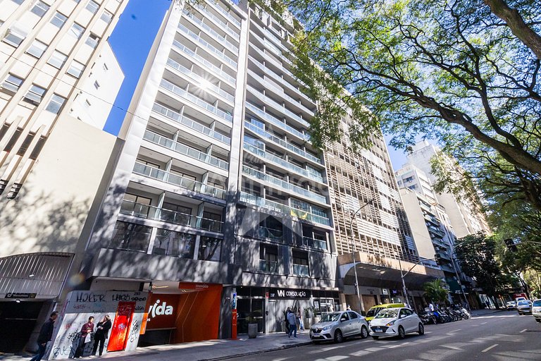 Apê tudo a pé 13º andar com ar condicionado