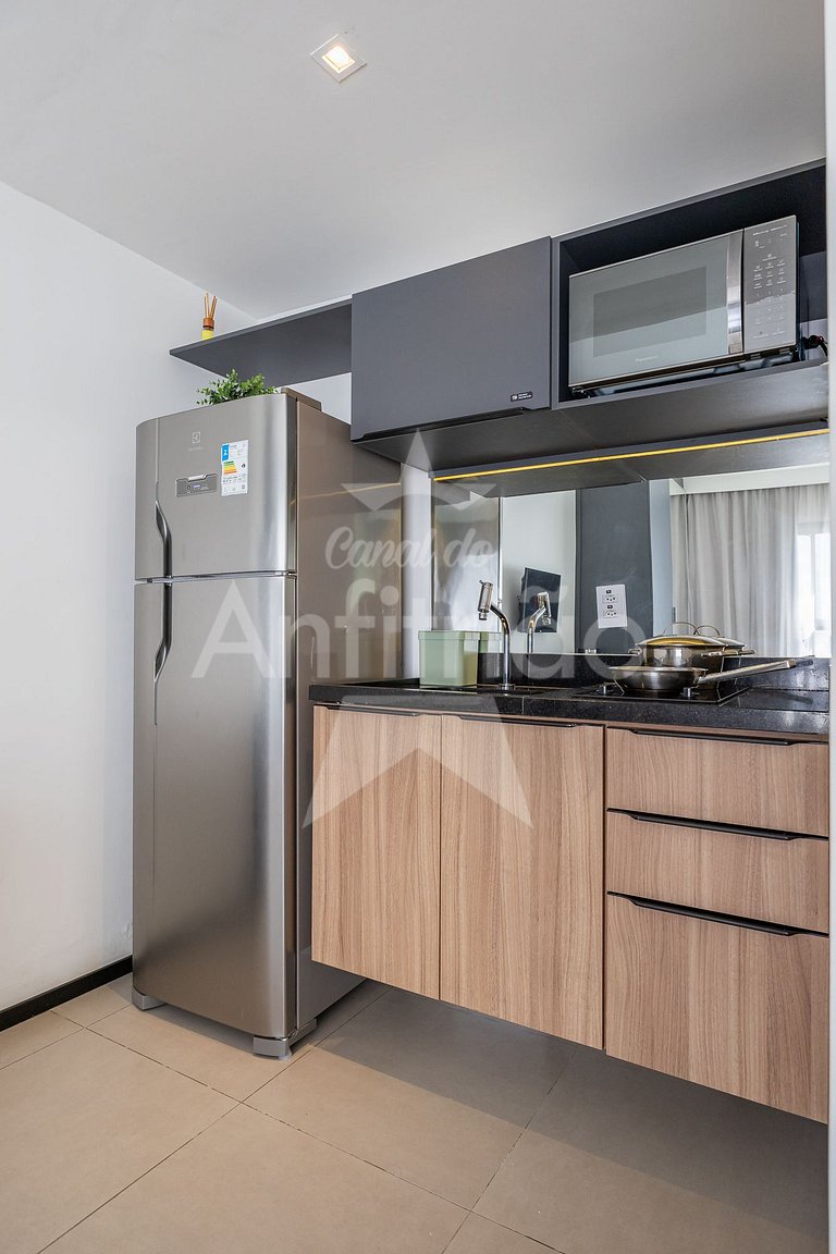 Apê tudo a pé 13º andar com ar condicionado