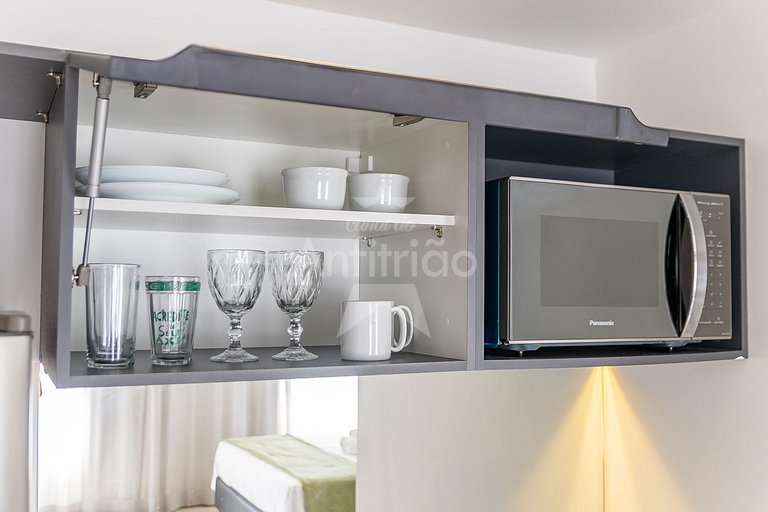 Apê tudo a pé 13º andar com ar condicionado