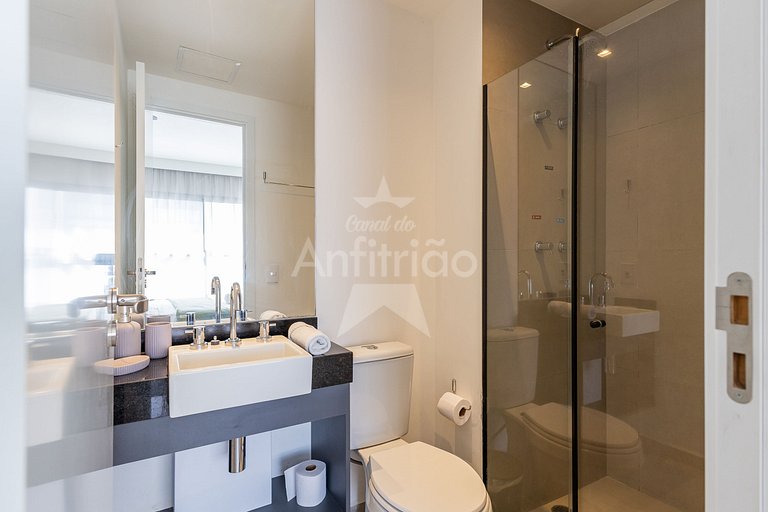 Apê tudo a pé 13º andar com ar condicionado